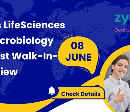 Zydus LifeSciences QC Microbiology Analyst Walk-In-Interview 