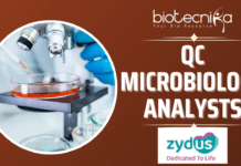 Zydus Hiring QC Microbiology Analysts Apply Now