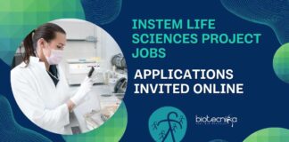 inStem Life Sciences Project Jobs