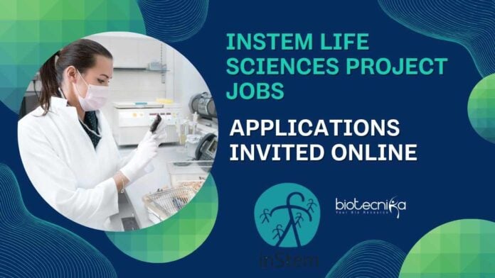 inStem Life Sciences Project Jobs