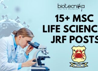 15+ MSc Life Sciences JRF Posts at Chittaranjan National Cancer Institute (CNCI)