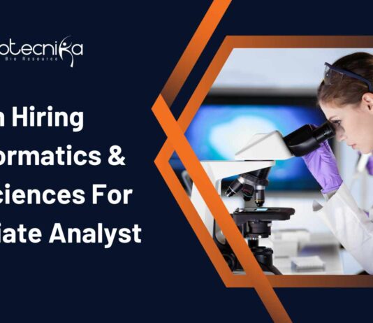 Latest BSc Bioinformatics Jobs