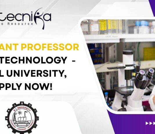 Assistant Professor Food Technology
