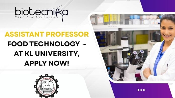 Assistant Professor Food Technology