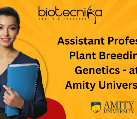 Assistant Professor Plant Breeding Genetics