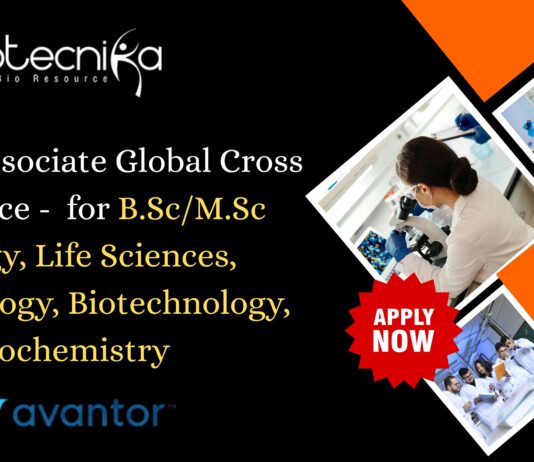 Freshers Jobs at Avantor - BSc/MSc Life Sciences Apply Online
