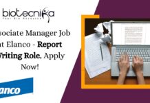 Associate Manager Job at Elanco