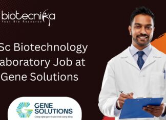 BSc Biotechnology Laboratory Job at Gene Solutions