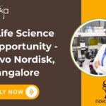 BSc Life Science Job Opportunity – at Novo Nordisk, Bangalore, Apply Now! BSc Life Science Job Opportunity