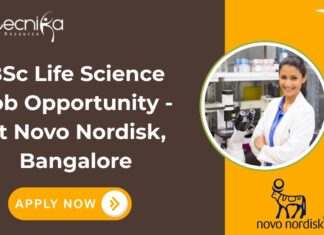 BSc Life Science Job Opportunity