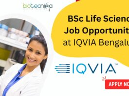 BSc Life Science Job Opportunity (1)