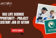 BSc Life Science Opportunity