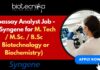 Syngene BSc Biotech Jobs - MSc, MTech Apply Online
