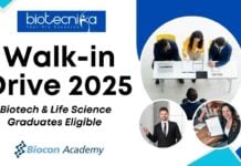 Biocon Walk-in Drive Bengaluru 2025