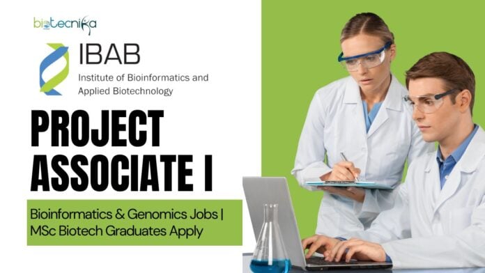 Bioinformatics & Genomics Jobs | MSc Biotech Graduates Apply at IBAB