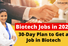 Biotech Jobs in 2025 30‑Day Plan to Get a Job in Biotech