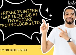 Freshers Intern (Lab Tech) Job at Thyrocare Technologies Ltd