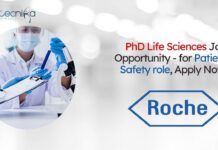 PhD Life Sciences Job Opportunity - for Patient Safety role, Apply Now!