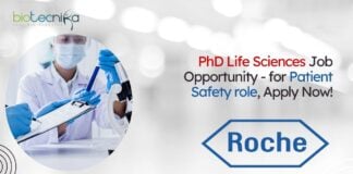PhD Life Sciences Job Opportunity - for Patient Safety role, Apply Now!