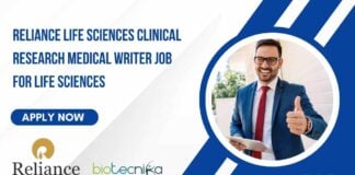 Life Sciences MSc Job Openings