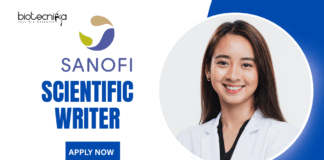 Scientific Writer job at Sanofi