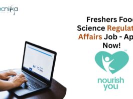 Freshers Food Science Regulatory Affairs Job - Apply Now!
