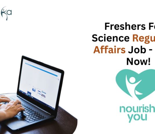 Freshers Food Science Regulatory Affairs Job - Apply Now!