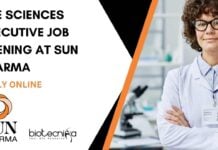 Life Sciences Executive Job Opening