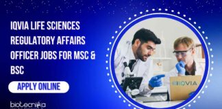 BSc Life Science Job Vacancies in IQVIA