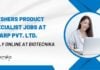 Freshers Product Specialist Jobs at Rivarp Pvt. Ltd.