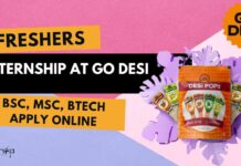 Freshers Food Tech Internship