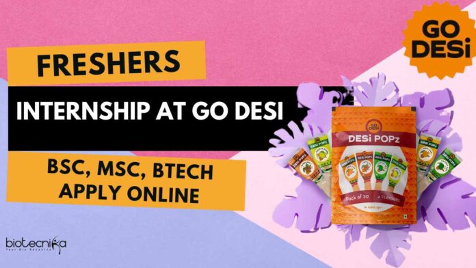 Freshers Food Tech Internship