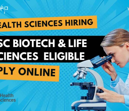 MSc Biotech Job Vacancies