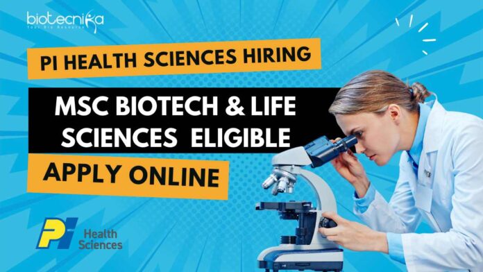 MSc Biotech Job Vacancies