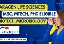 MSc Biotechnology Latest Jobs