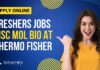 Freshers MSc Molecular Biology Jobs