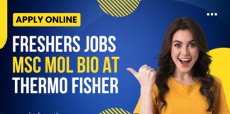 Freshers MSc Molecular Biology Jobs