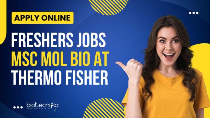 Freshers MSc Molecular Biology Jobs