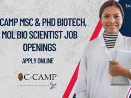 MSc Biotechnology Job Vacancy