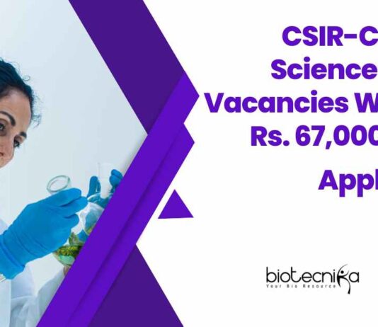 CCMB Project Recruitment 2025
