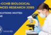 MSc Biological Science Job Openings at CSIR-CCMB