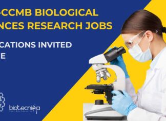 MSc Biological Science Job Openings at CSIR-CCMB