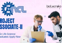 CSIR-NCL Project Associate-II Job | MSc Life Science Graduates Apply Now