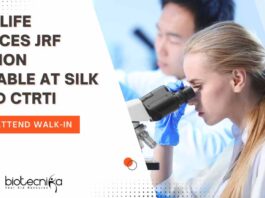 Govt Life Sciences JRF Position Available
