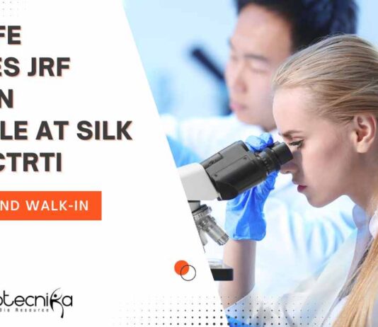 Govt Life Sciences JRF Position Available