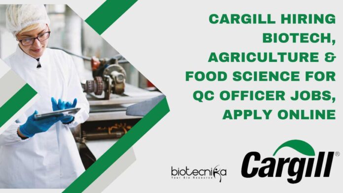 BSc Biotechnology Job Opening