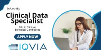 Clinical Data Specialist Job Role at IQVIA | BSc Biological Science Candidates Apply Now
