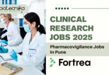 Clinical Research Jobs 2025: Pharmacovigilance Jobs In Pune