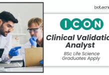 Clinical Validation Analyst Job at ICON | BSc Life Science Graduates Apply 