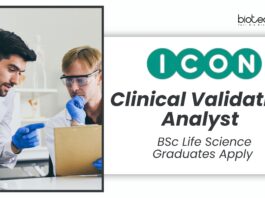 Clinical Validation Analyst Job at ICON | BSc Life Science Graduates Apply 